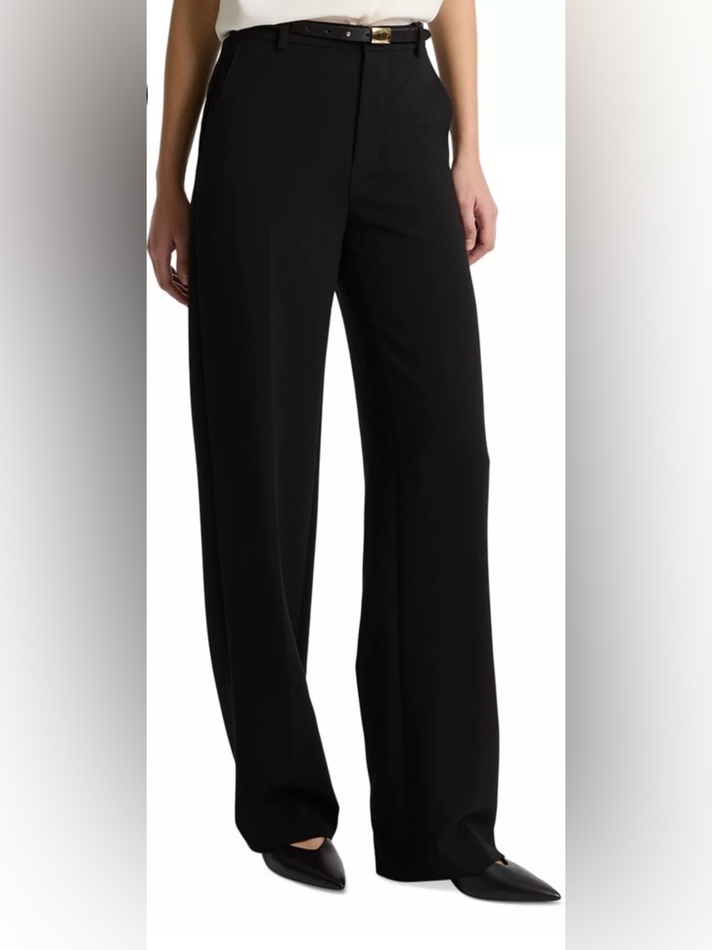 Vince Black High Waist Tailored Pants